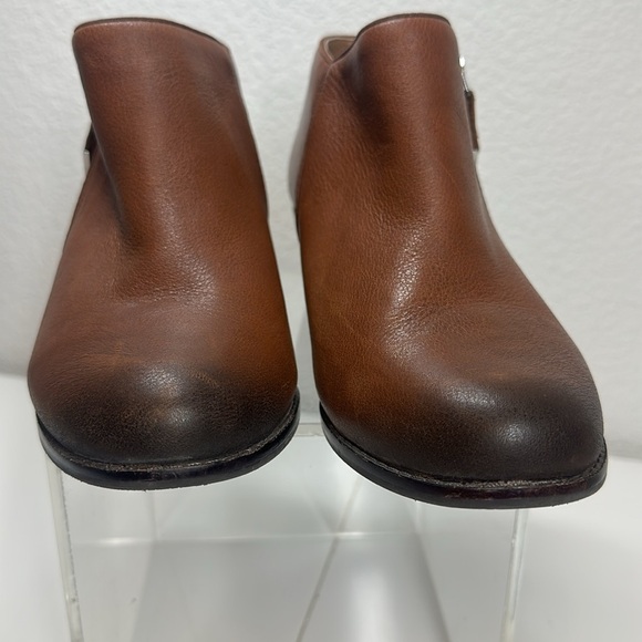 Vionic Jolene Tan Leather Ankle Booties - Picture 2 of 7